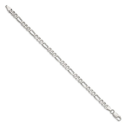 SS 5.5mm Figaro Chain Bracelet QFG150-8