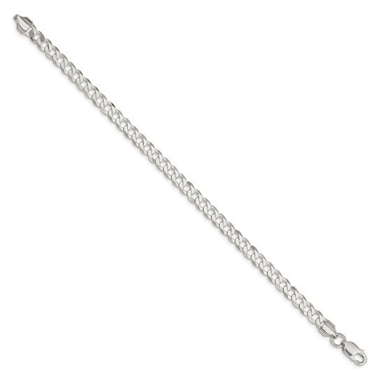 SS 5.75mm Flat Curb Chain Bracelet QLB150-8