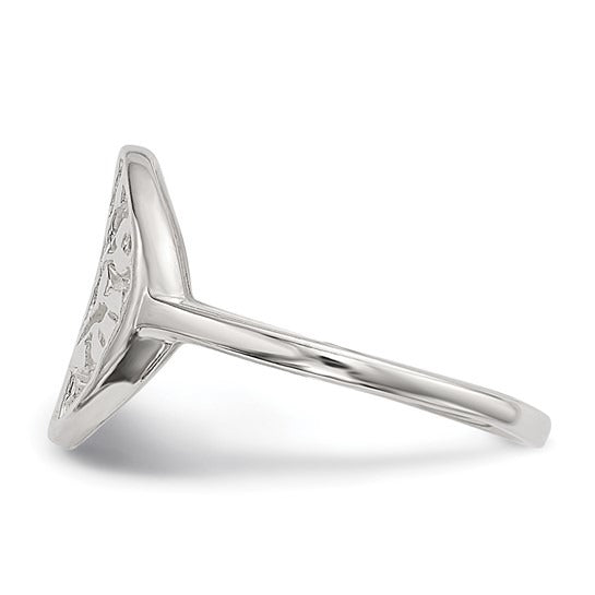 SS Polished Tree Ring QR6585-6