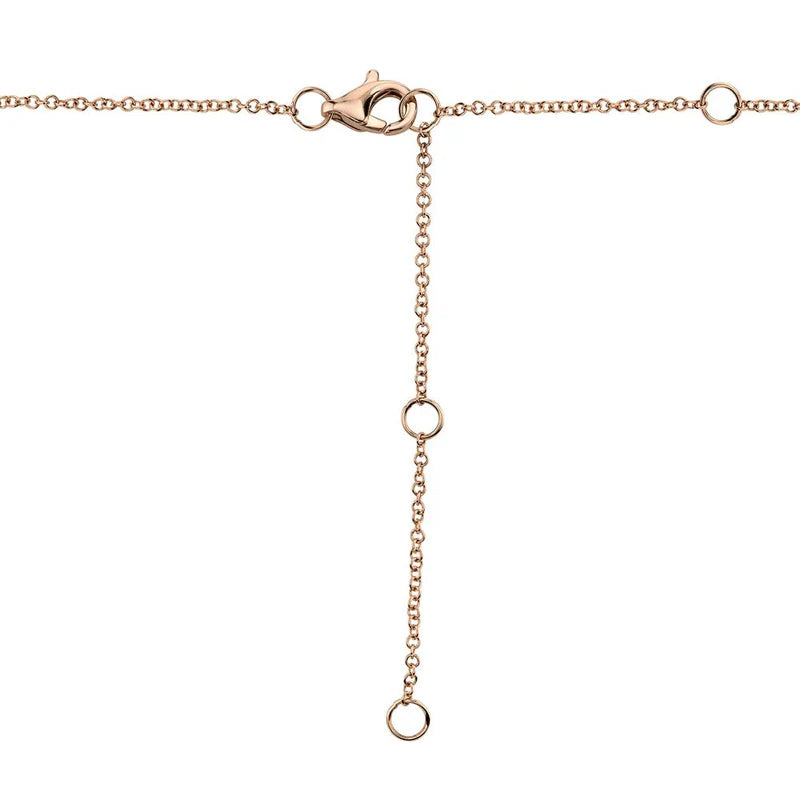 14kR .14cttw Diamond Halo Necklace SC55002697