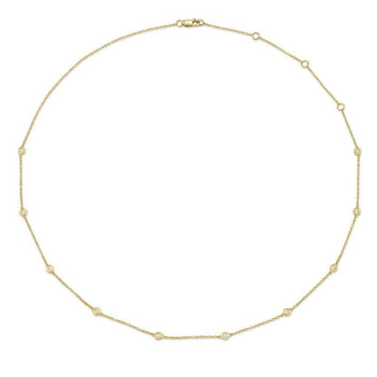 14kY .28cttw DBY Necklace SC22003838 -15-18