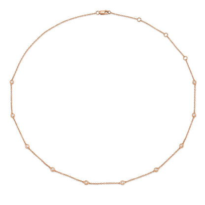 14kR .28cttw DBY Necklace SC22003839 -15-18