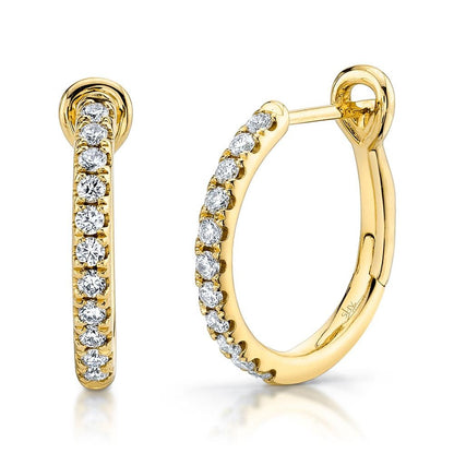 14kY .26cttw Diamond Hoop SC22005537