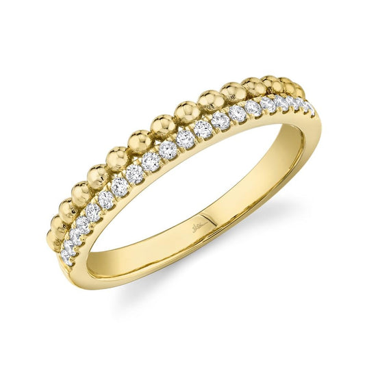 14kY .18cttw Diamond & Beaded Band SC22005647 - 7