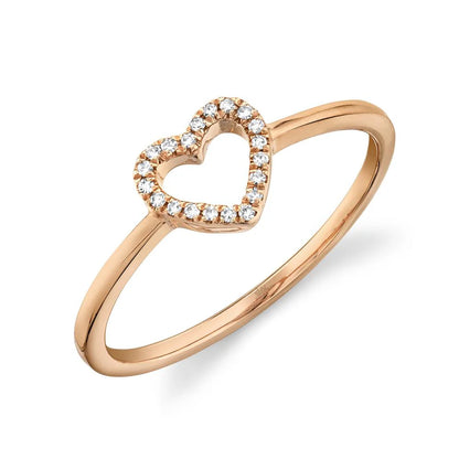 14kR .04ct Diamond Heart Ring SC22005660-7