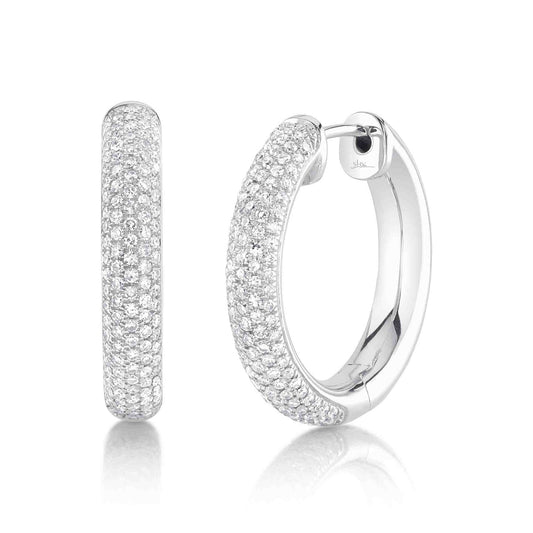 14kW .61cttw Diamond Pavé Hoop SC22009383V2D0.80
