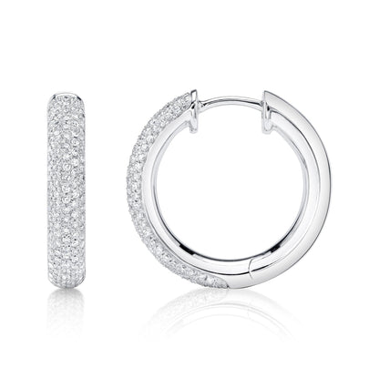 14kW .61cttw Diamond Pavé Hoop SC22009383V2D0.80