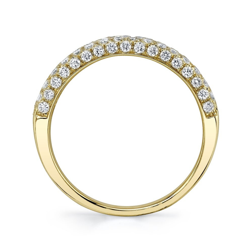 14kY 1.32cttw Diamond Flat Pave Ring SC28023447 - 7