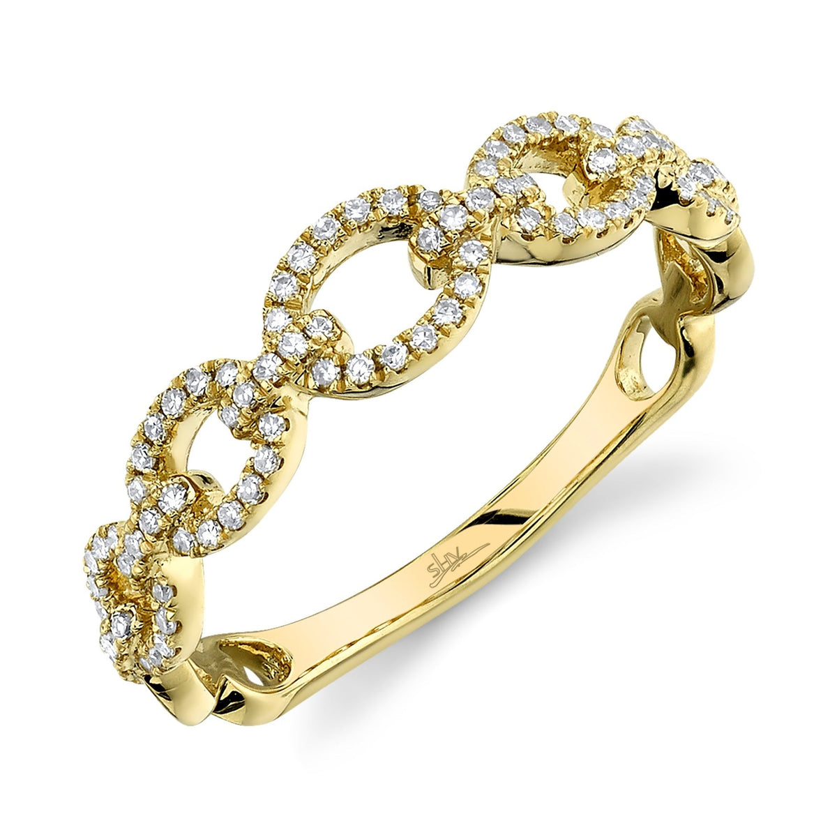 14kY .23cttw Diamond Link Ring SC36213651V2 - 7