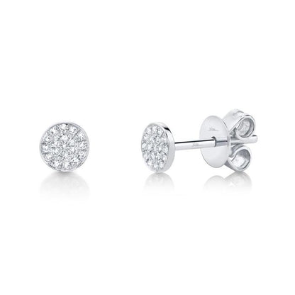 14kW .07ct Diamond Pave Stud SC55001138