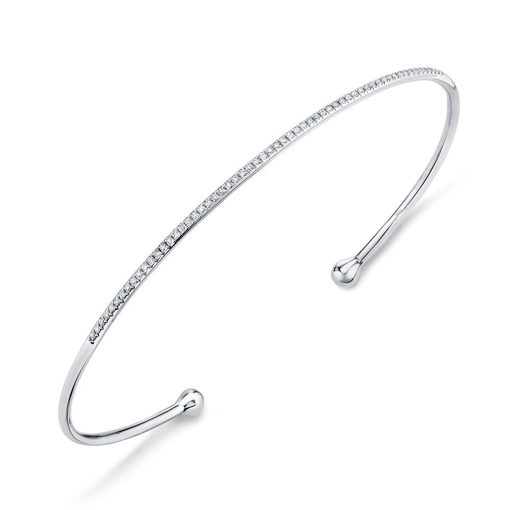 14kW .17cttw Diamond Cuff Bracelet SC55001335