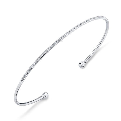 14kW .17cttw Diamond Cuff Bracelet SC55001335
