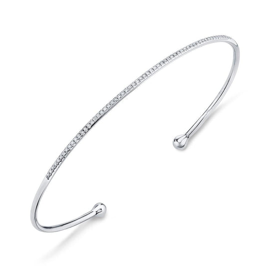 14kW .17cttw Diamond Cuff Bracelet SC55001335