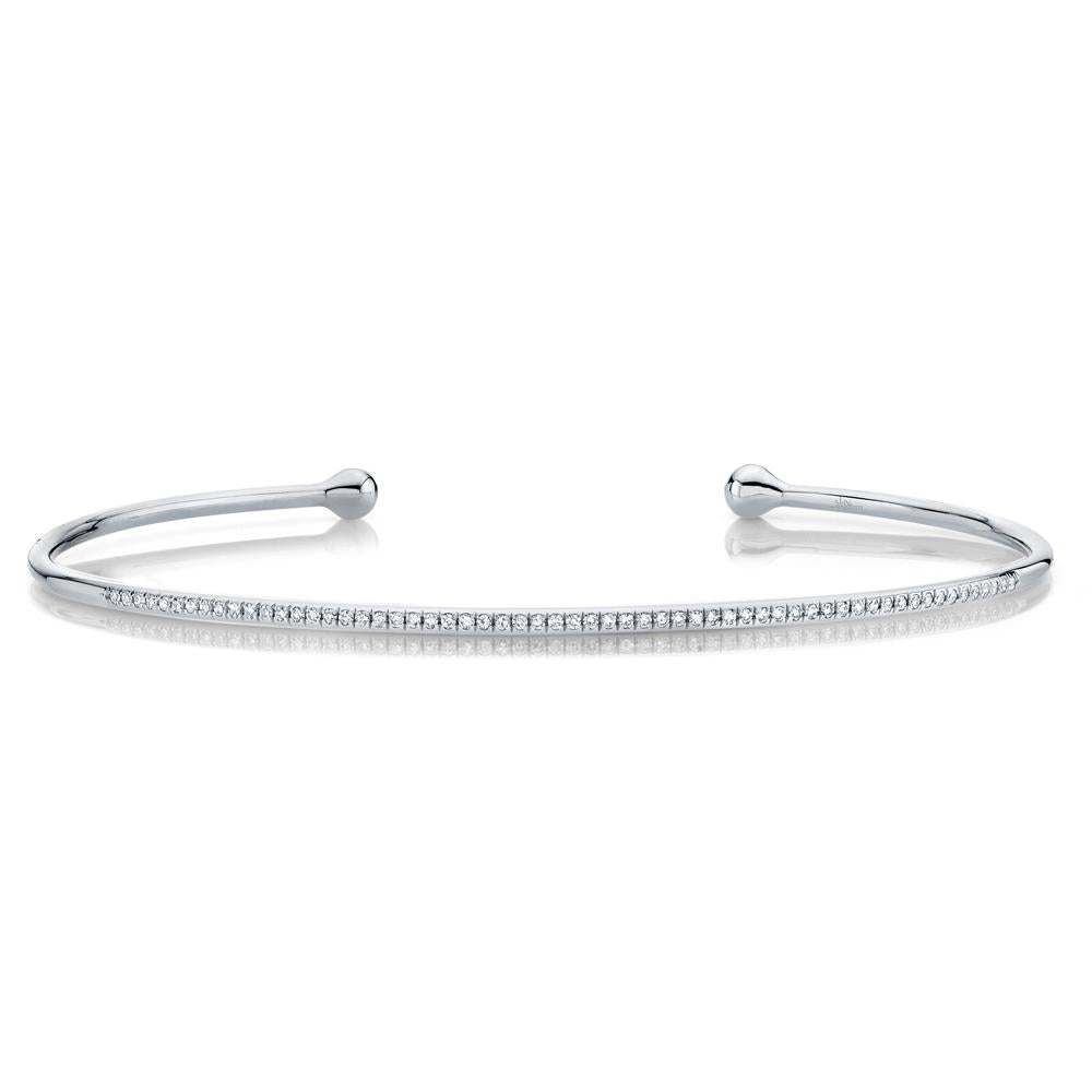14kW .17cttw Diamond Cuff Bracelet SC55001335
