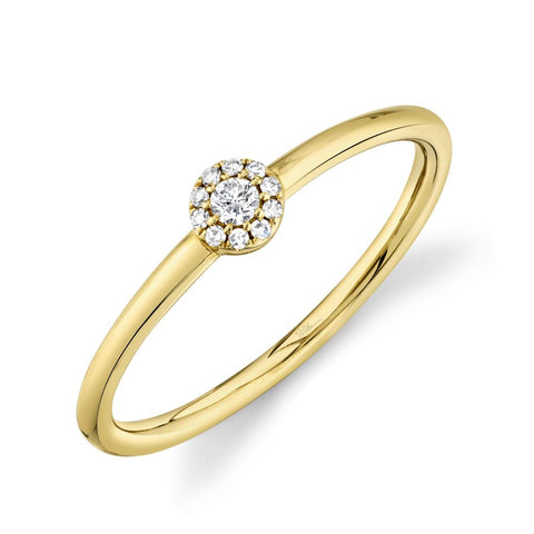 14kY .07cttw Diamond Halo Ring SC55002824-7