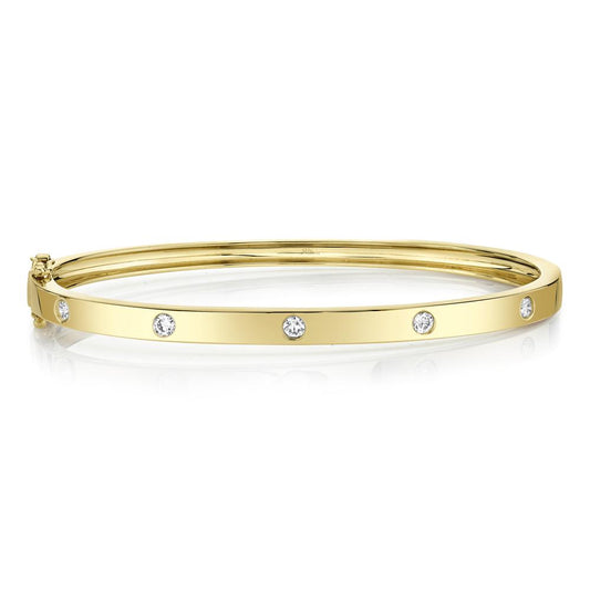 14kY .38cttw Diamond Bangle SC55004067ZM