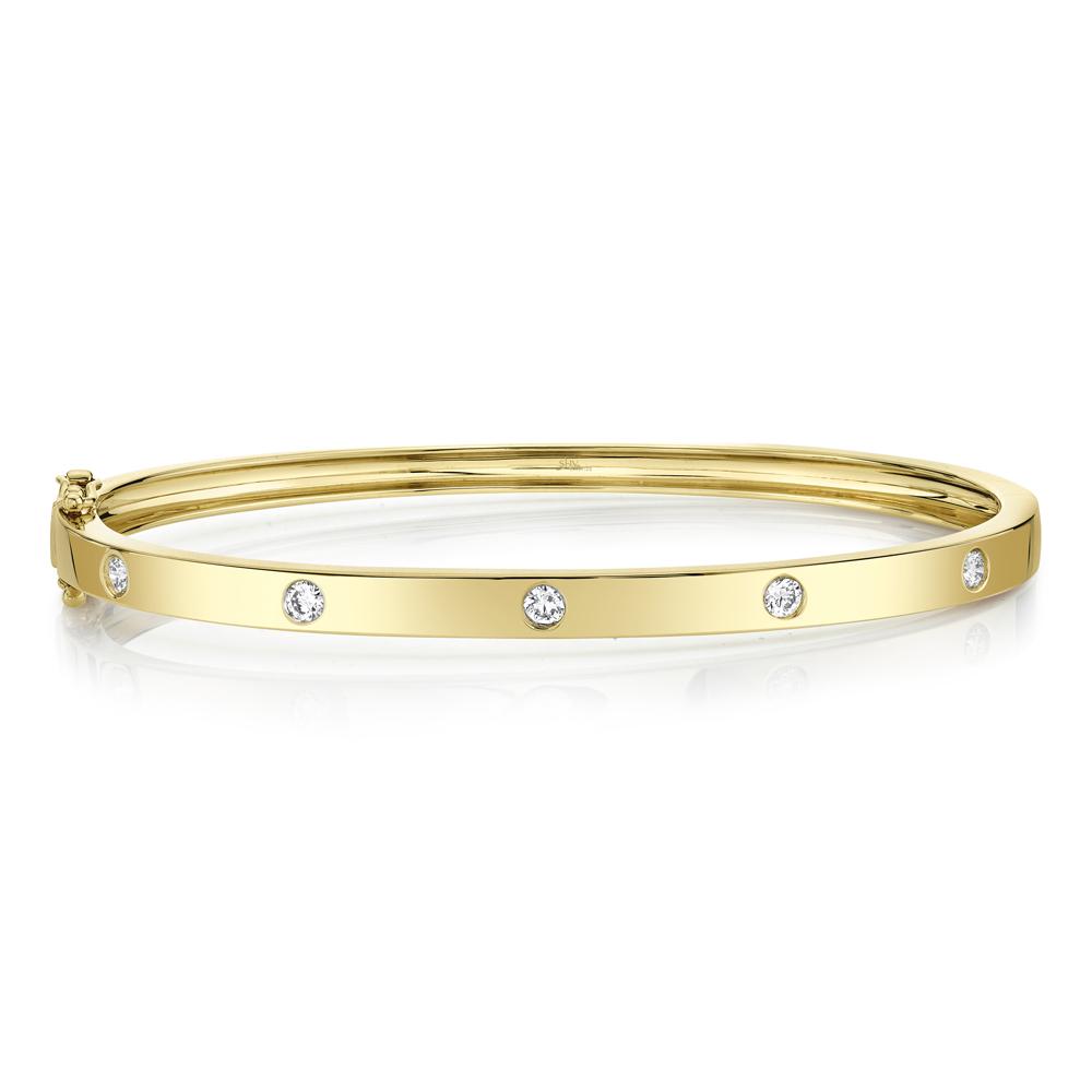 14kY .38cttw Diamond Bangle SC55004067ZS