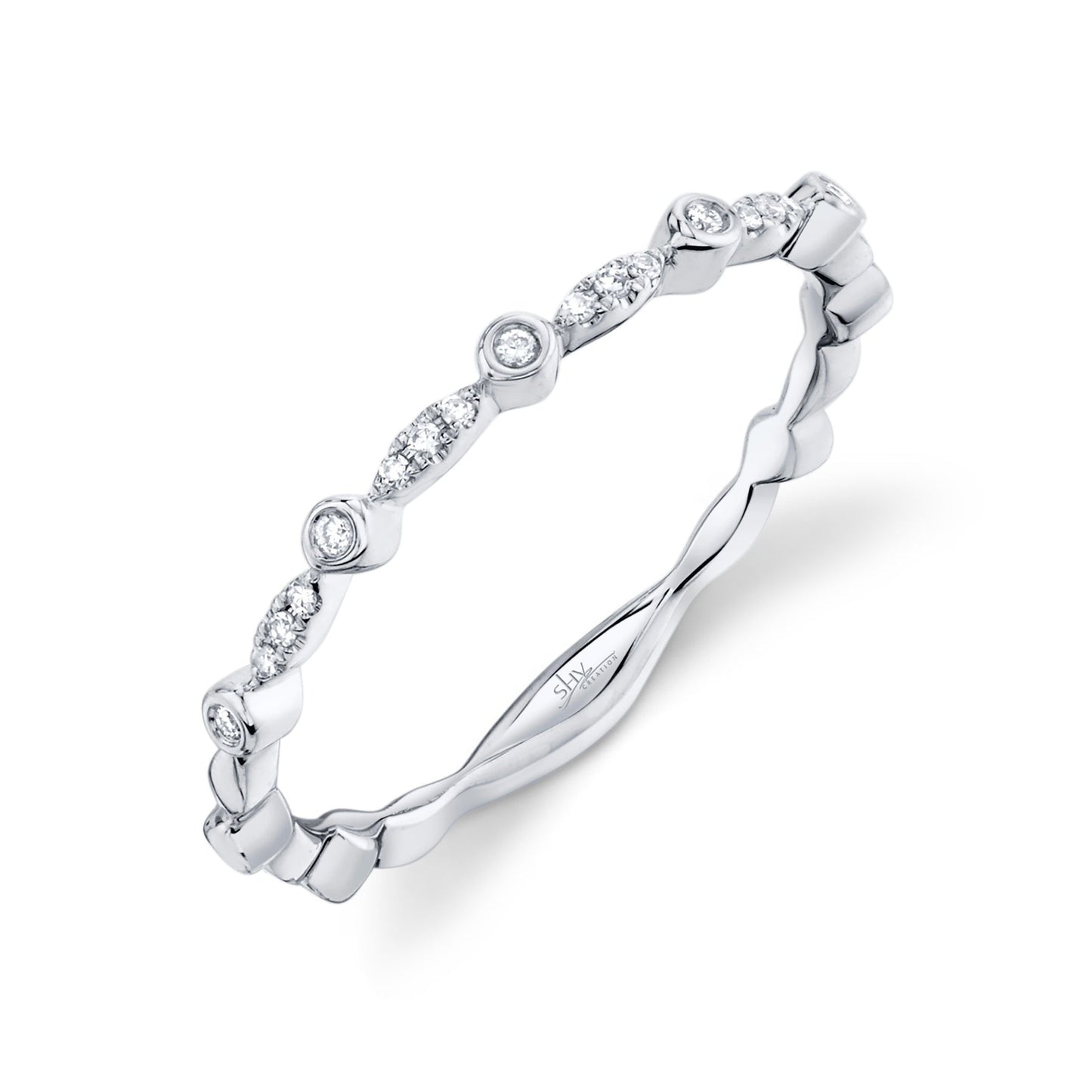 14kW .06cttw Diamond Dainty Ring SC55005122