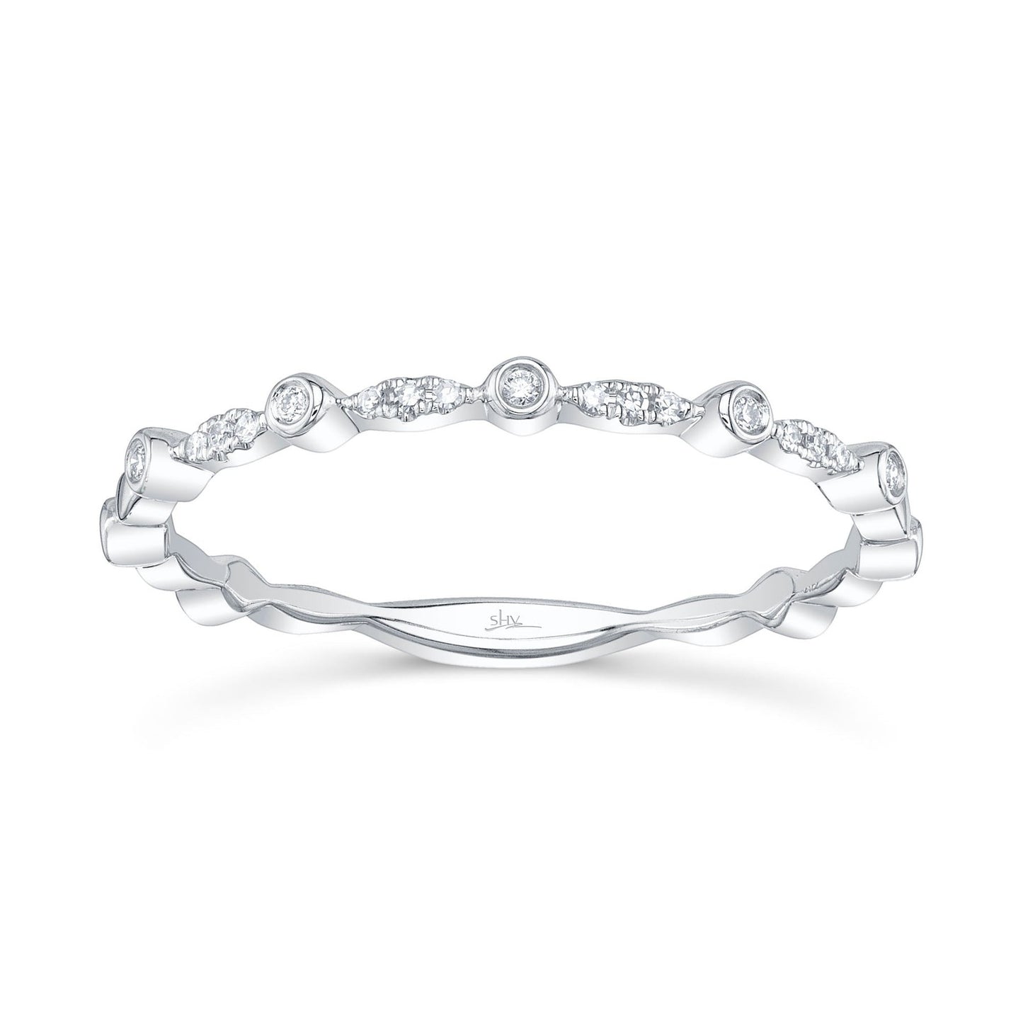 14kW .06cttw Diamond Dainty Ring SC55005122