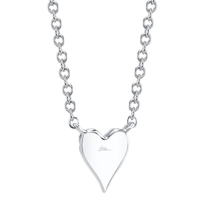 14kW .05ct Diamond Heart Necklace SC55006732