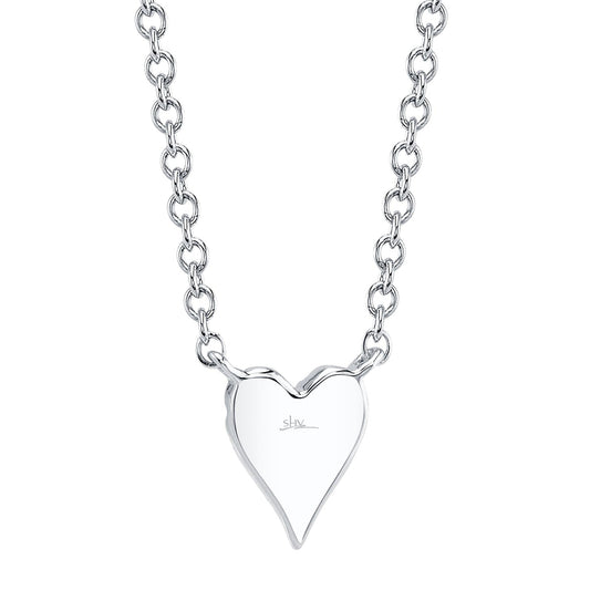 14kW .05ct Diamond Heart Necklace SC55006732