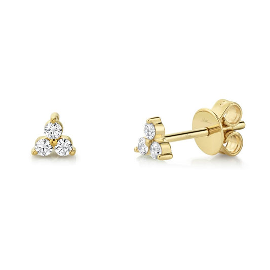 14kY .15ct Diamond Trio Stud SC55007042V2
