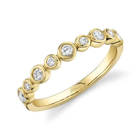 14kY .27cttw Diamond Bezel Ring SC55008192 - 7