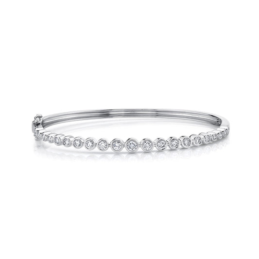 14kW 1.07ct Diamond Bezel Bangle SC55021160ZM