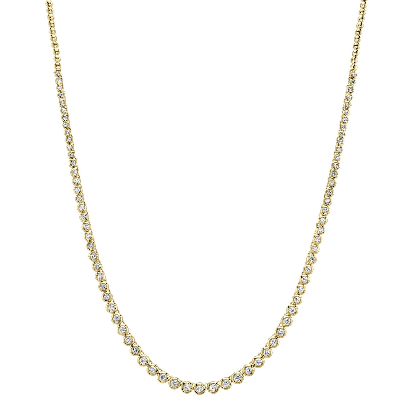 14kY 2cttw Diamond Bezel Necklace SC55021358V4Z18