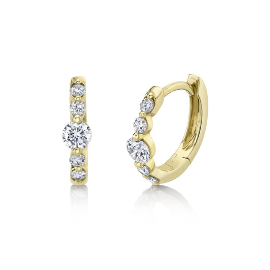 14kY .42cttw Diamond Huggie SC55021758