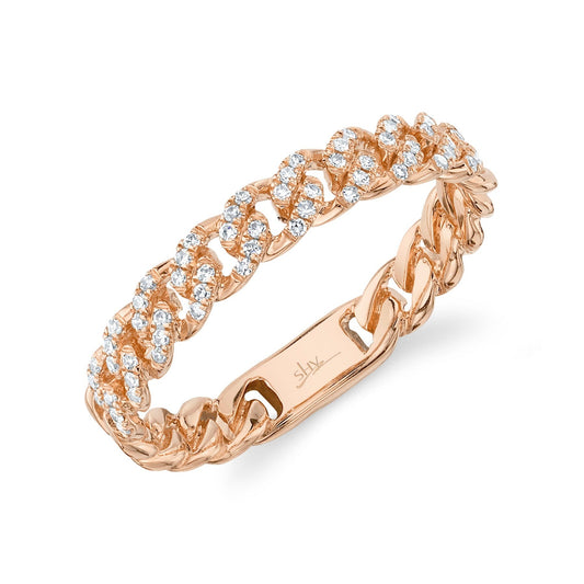 14kR .14cttw Diamond Link Ring SC55023183 - 7