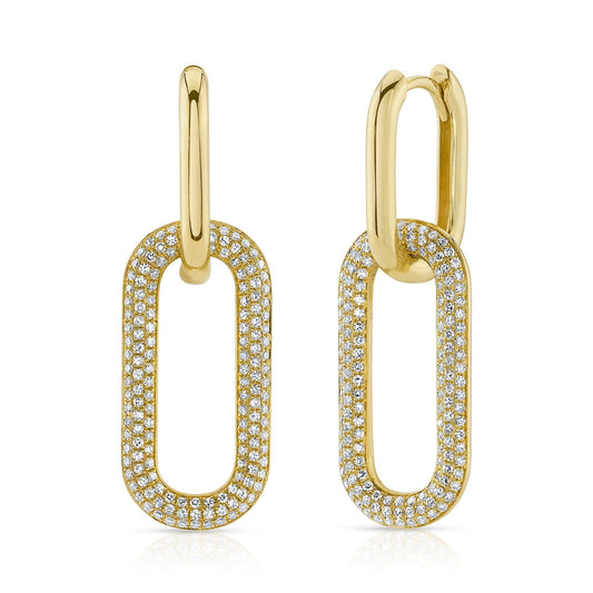 14kY .71cttw Diamond Pavé Dangle SC55023209