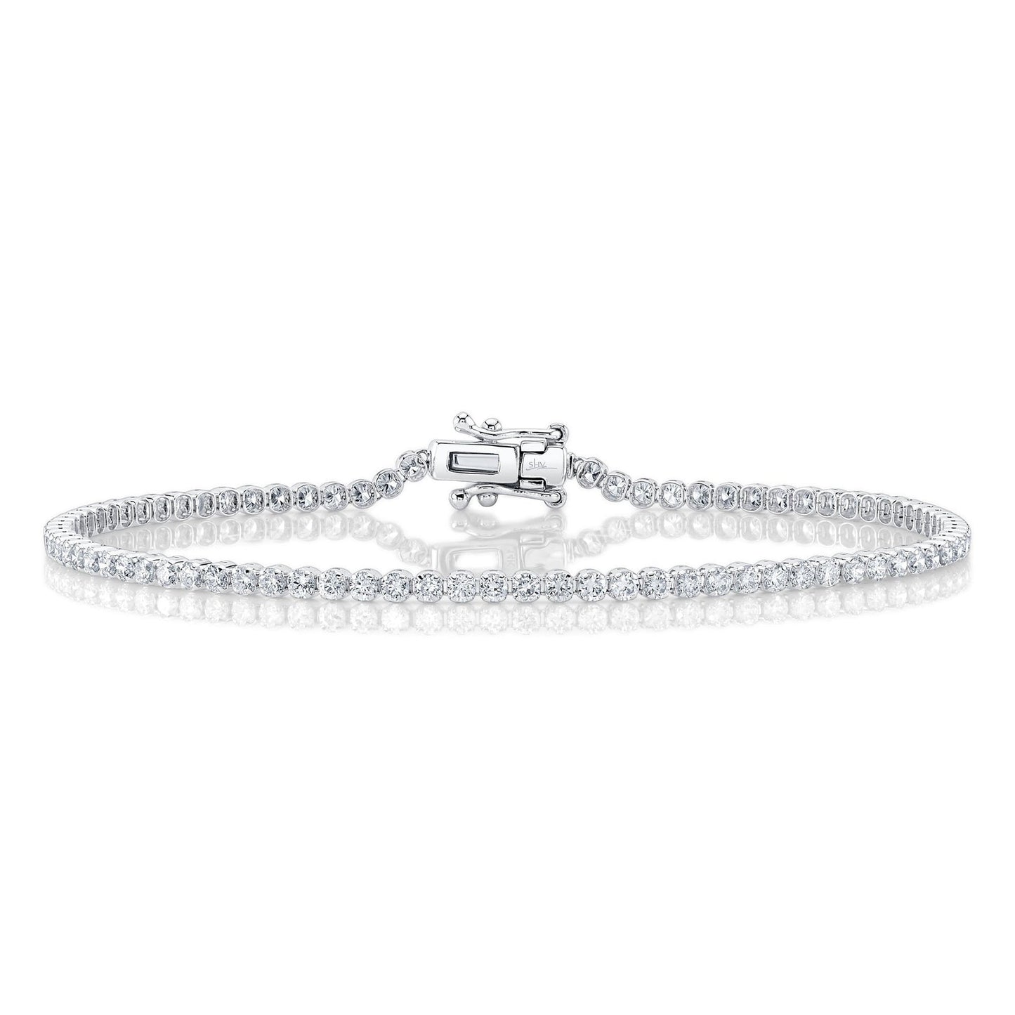14kW 1.91cttw Diamond Tennis Bracelet SC55024344