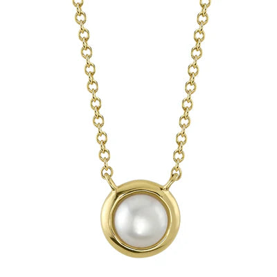 14kY Cultured Pearl Necklace SC55025176
