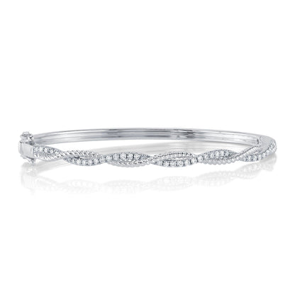 14kW .54cttw Diamond Twist Bracelet SC55025549ZM