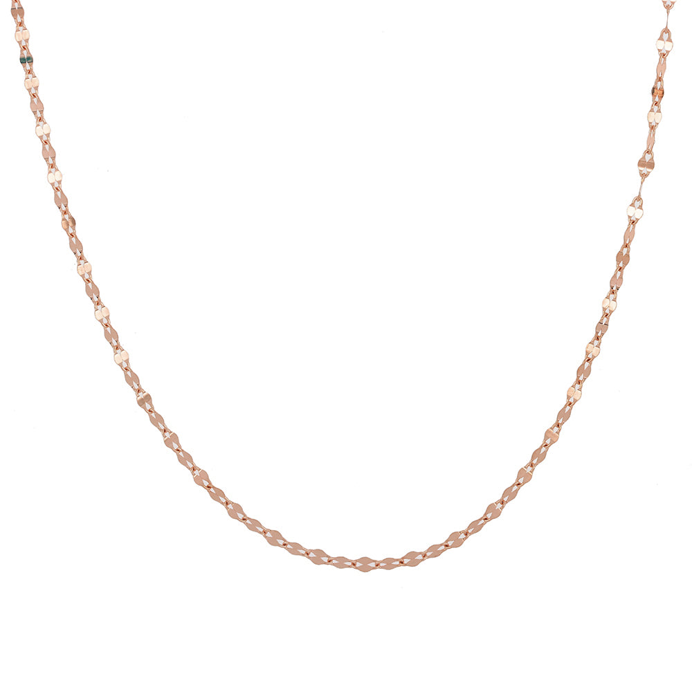 14kR Sparkle Chain Necklace SC55026314GO