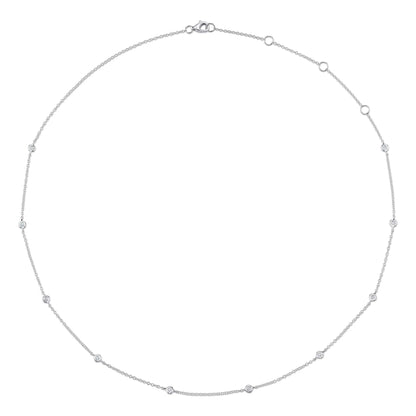 14kW .12ct DBY Necklace SC55026639-15-18