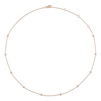 14kR .12ct DBY Necklace SC55026641-15-18