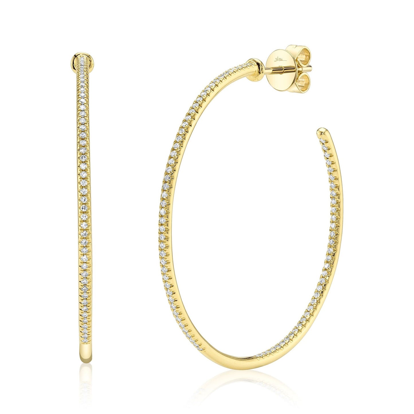 14kY .36cttw Diamond Half Hoop SC55028450D1.45