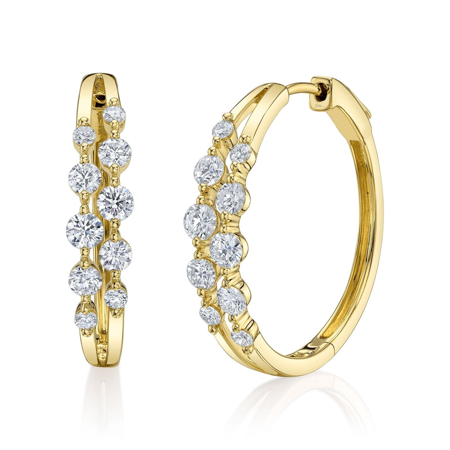 14kY 1.32cttw Diamond Hoop SC55028872D1.00
