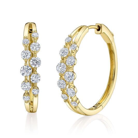 14kY 1.32cttw Diamond Hoop SC55028872D1.00