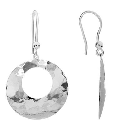 SS Open Circle Dangle Earring SE03VLA