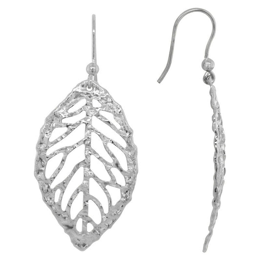 SS Dangle Leaf Earring SE04FLA