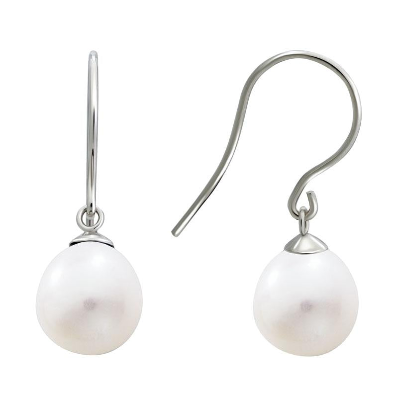 SS 8mm FWP Drop Earring SET66TLPE