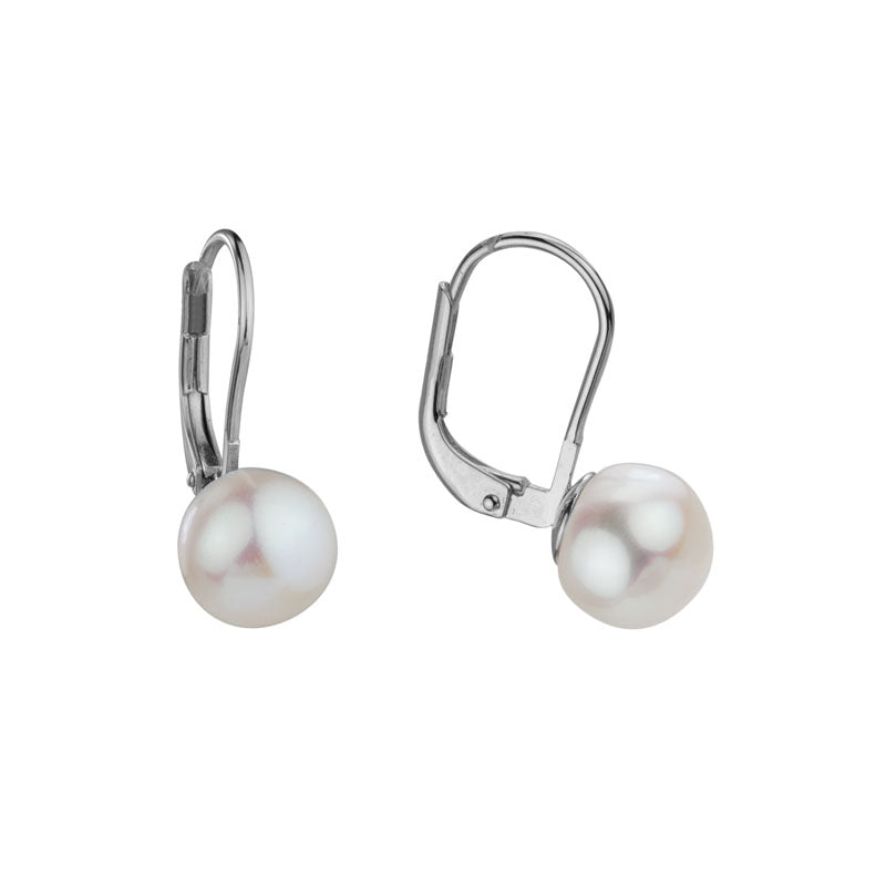 SS 8mm Pearl Earring SEU24TLPE