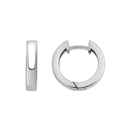 SS 15.5mm Hinged Huggie Hoop SEY53TL