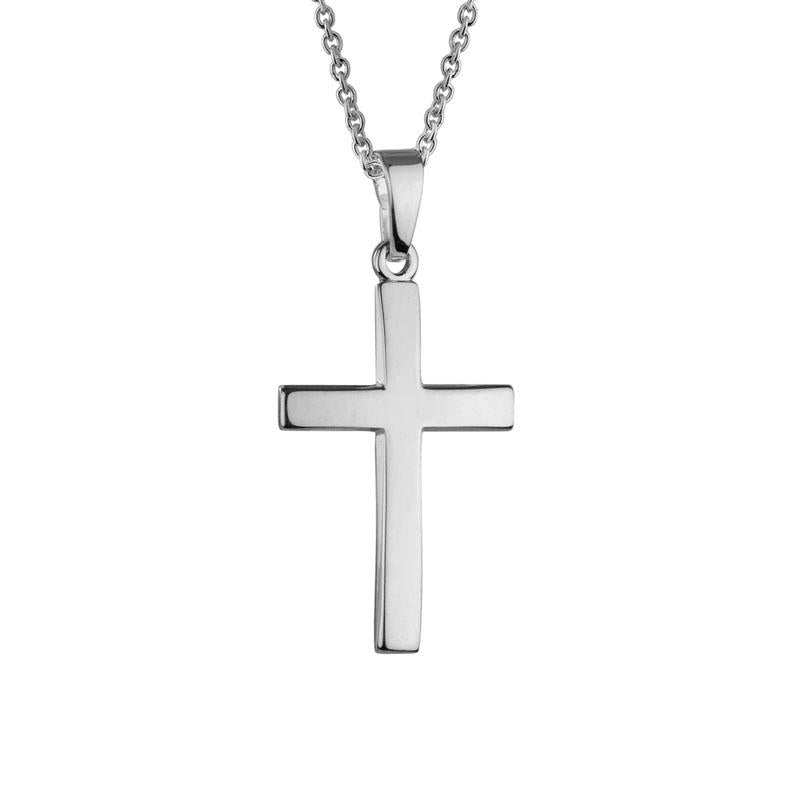 SS 22mm Cross Necklace SNF55MN