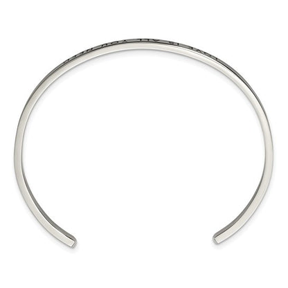 Stainless Steel "Love Is All You Need" Cuff SRB2674