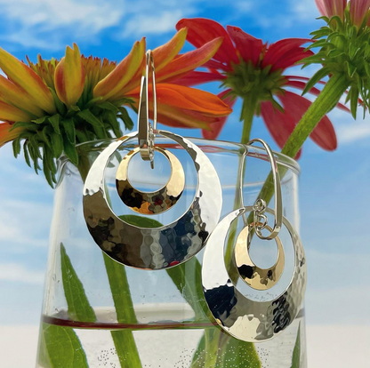 SS/YG Jaunty Earring EA56842
