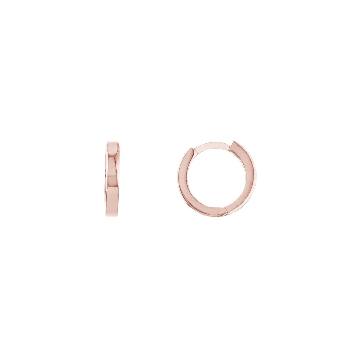 14kR 10.7mm Square Huggie TM022352-14K